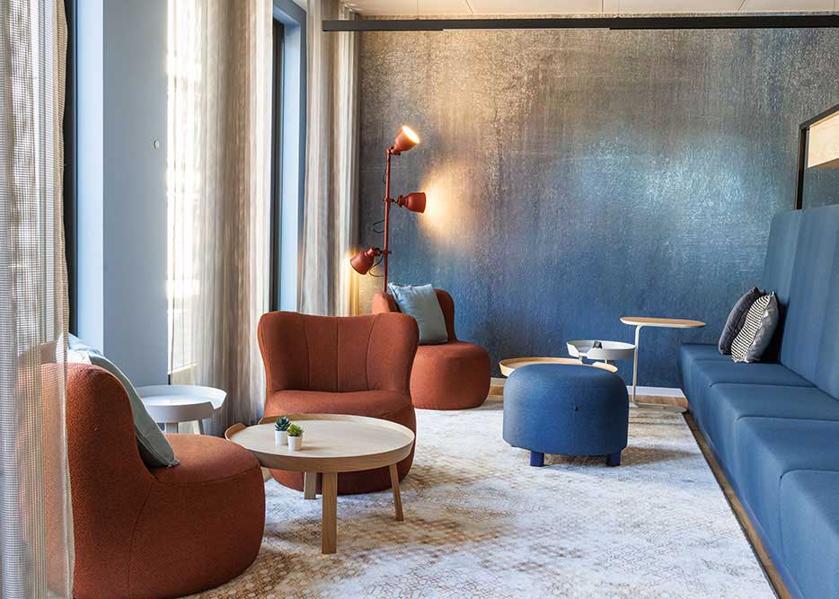 Patientenlounge der calm Tagesklinik Hamburg